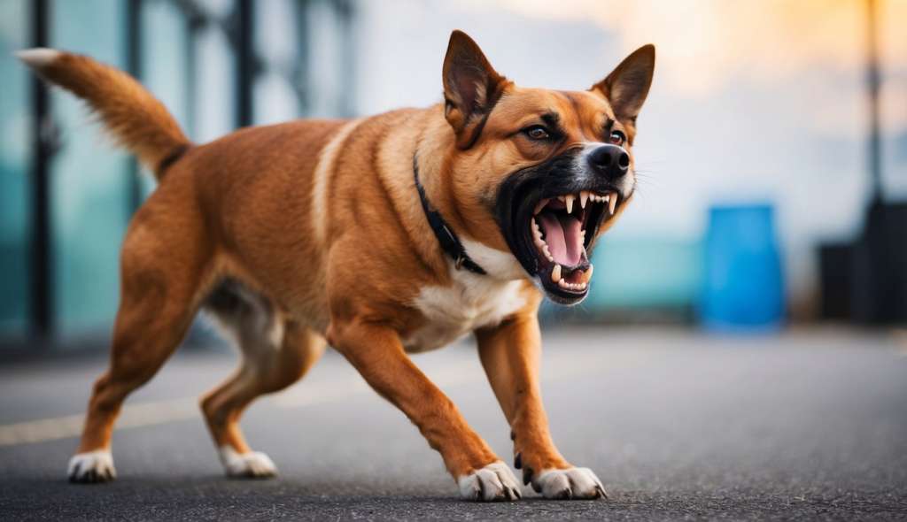 aggressive dog