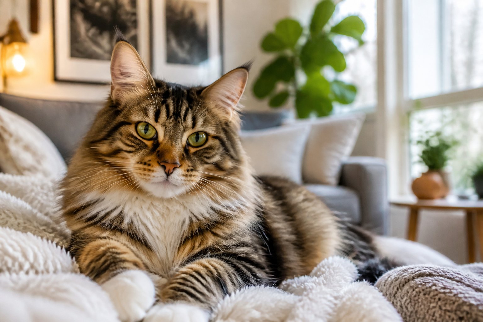 A cat receiving trusted in-home care from K9 Time in Sheffield
